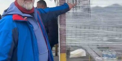 Trabzon’da yayla yolunda şaşırtan görüntü