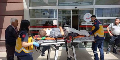 Önce yolcu düştü, sonra motosiklet devrildi: 2 yaralı