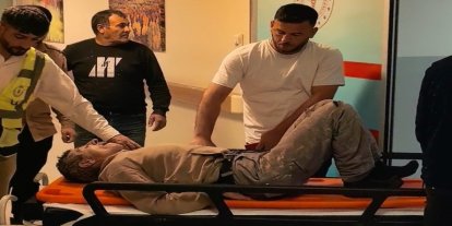 Duvardan düşen işçi yaralandı