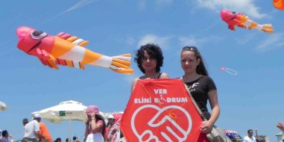 Bodrum uçurtma festivali 21 yıldır engelleri gökyüzünde kaldırıyor