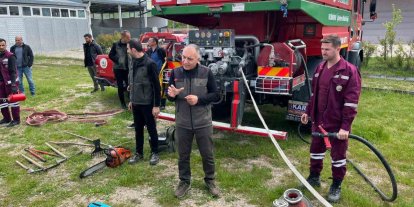 Vezirköprü MYO’da Yangın Gönüllüsü Eğitimi