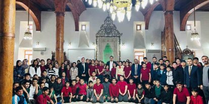 Kemah’ta değerler eğitimi camide gerçekleştirildi