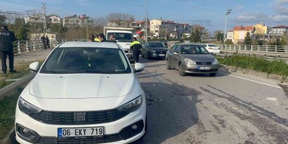 Sinop’ta zincirleme kaza: 1 yaralı