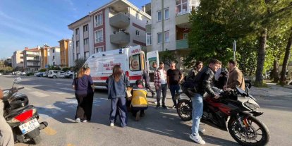 Menteşe’de araçlar birbirine girdi: 2 yaralı