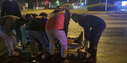 Bolu’da otomobil ile motosiklet çarpıştı: 1 yaralı