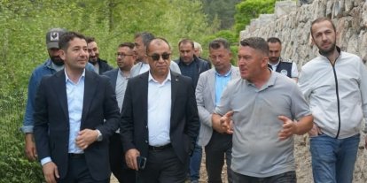Feke’de Sokak Sağlıklaştırma Projesi yerinde incelendi