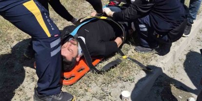 Iğdır’da otomobil takla attı: Sürücü yaralandı