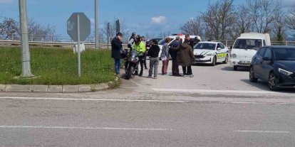 Sinop’ta motosiklet ile otomobil çarpıştı: 1 yaralı