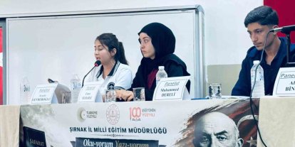 Şırnak’ta "Safahat" panelinde gençler Akif’in fikir dünyası ele alındı