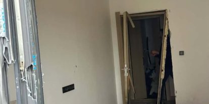 Mutfak tüpü bomba gibi patladı
