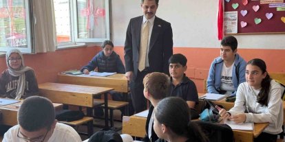 Tuzluca kaymakamı Abdüllatif Yılmaz’dan okul ziyareti