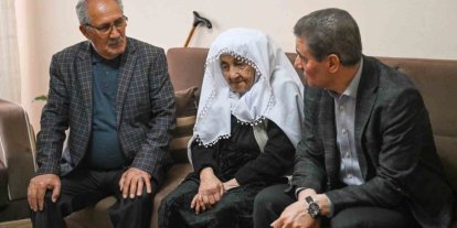Asırlık çınara ve kahraman gazilere vefa ziyareti
