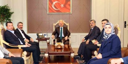 AK Parti heyetinden Vali Osman Varol’a veda ziyareti