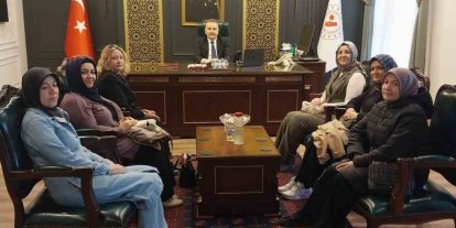 Çölyaklılar Edremit de Kaymakam Odabaş’ı ziyaret etti