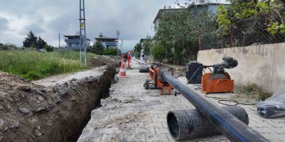 Arsuz’un 100 yıllık su ihtiyacını karşılayacak projede çalmalar sürüyor