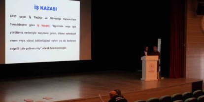 İş sağlığı ve güvenliği eğitimleri tamamlandı
