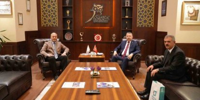BİK Ankara Bölge Müdürü Çelik’ten Rektör Kırışık’a ziyaret