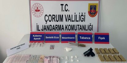 Çorum’da uyuşturucu operasyonu