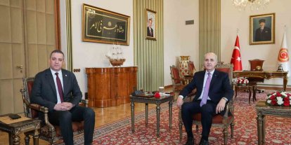 TBMM Başkanı Kurtulmuş, TBB Başkanı Sağkan ve beraberindeki heyeti kabul etti