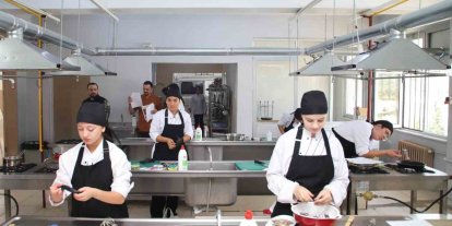 Köşk’te öğrenciler hünerlerini mutfakta sergiledi