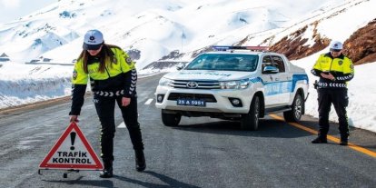 Erzurum kent merkezinde bir ayda 112  trafik kazası