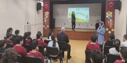 Çocuklara suyun önemi ve verimliliği anlatıldı