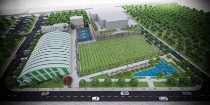 Çamlıtepe Spor Kompleksi’nin yüzde 71’i tamamlandı