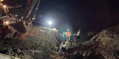 Berçelan’daki büyük su arızası giderildi