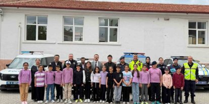 Sultanhisar’da miniklere trafik eğitimi