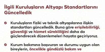 Bakanlıktan huzurevlerine yönelik yeni düzenleme