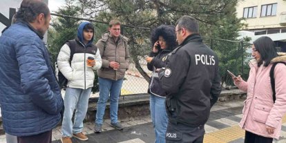 Polisten öğrencilerin yoğun olarak bulunduğu bölgelerde denetim