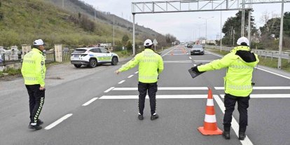Ordu’da bir haftada 15 binden fazla araç ve sürücüsü denetlendi
