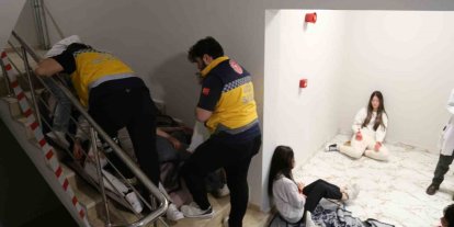 Avrasya Üniversitesi’nde ilk ve acil yardım tatbikatı gerçekleştirildi