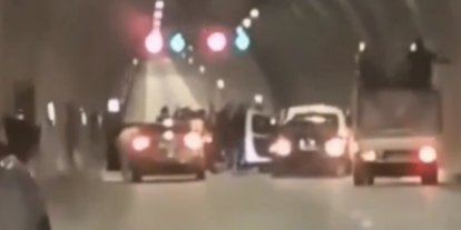 Tünelde düğün konvoyu ve kutlamasına 720 bin TL’lik rekor ceza