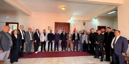 MHP İlçe Başkanı Taşdemir, Kaymakam Keklik ile görüştü