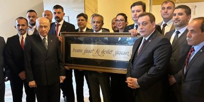 İl Başkanından Bahçeli’ye ziyaret