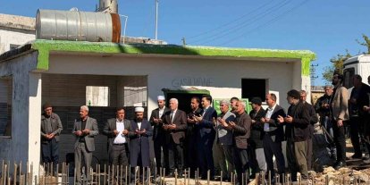 Çermik Belediye Başkanı Karamehmetoğlu cami temelini attı