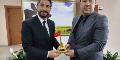 Kars’ta hayvancılık için güç birliği: KATSO’dan Eren Alp’e hayırlı olsun ziyareti