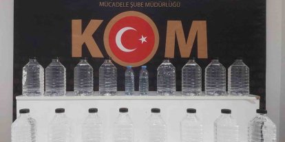 Kırşehir’de kaçak içki ve etil alkol ele geçirildi