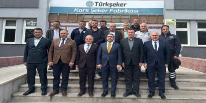 Milletvekili Adem Çalkın’dan Kars Şeker Fabrikası’na Hayırlı Olsun Ziyareti