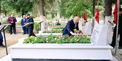 Vali Varol, şehitleri unutmadı