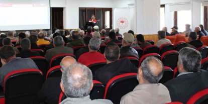 Kırsal kalkınma ve bireysel sulama destekleri Tercan’da anlatıldı