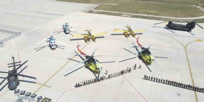 Çanakkale Havalimanı’nda orman yangınları öncesi ekiplerle tören düzenlendi
