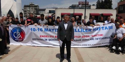ADEKALP’ten, "Erişilebilir Bir Adıyaman İstiyoruz" açıklaması