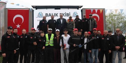 2. Geleneksel Balık Ekibi Gökkuşağı Alabalık Tutma Yarışması’na yoğun ilgi