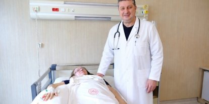 Ukraynalı hasta şifayı Mersin Şehir Hastanesinde buldu