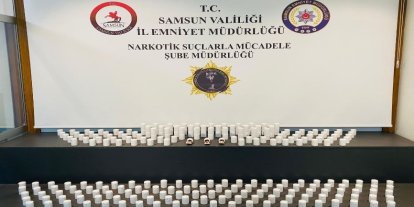 Samsun’da 10 bin uyuşturucu hap ele geçirildi