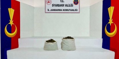Diyarbakır’da 198 kilo esrar ele geçirildi