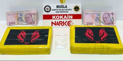 Muğla’da 2 kilo kokain ele geçirildi