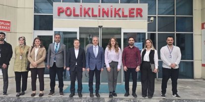 Tekin, Kemah Devlet Hastanesi’nde çalışmaları inceledi